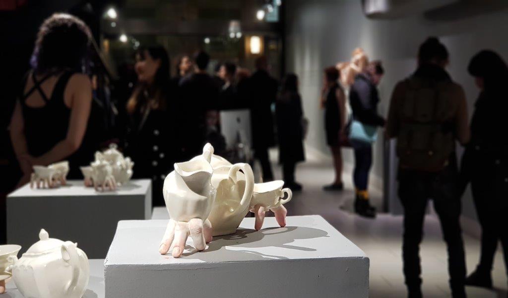 “Hybrid Tea Set”, opening night